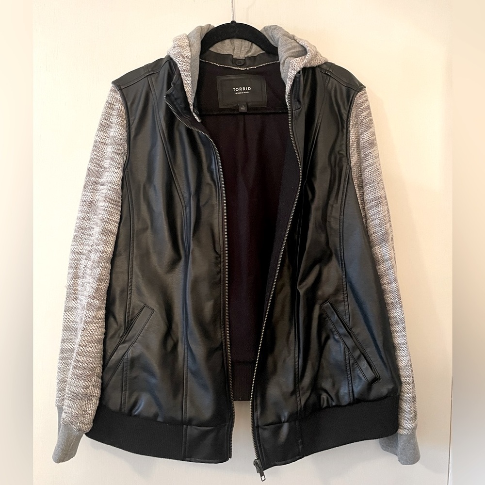 Torrid Lightweight Jacket With Removable Hood - image 1